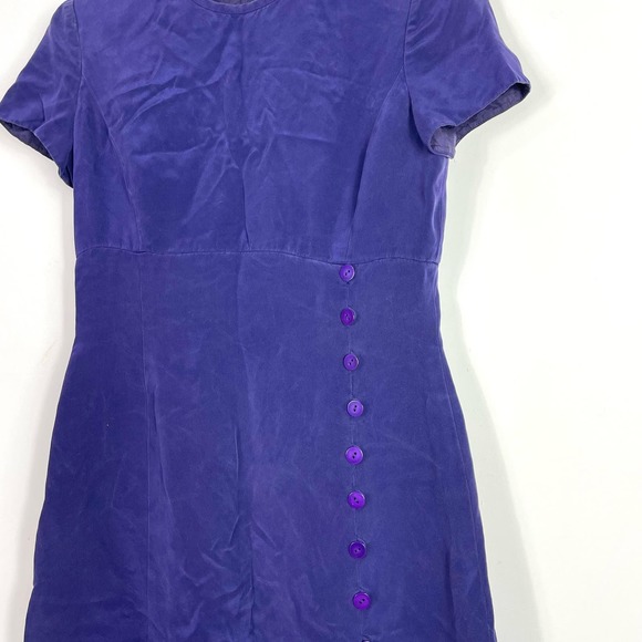 90s purple mini dress - Picture 2 of 4